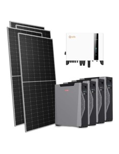 Three-phase photovoltaic kit 10710W 10kW Solis inverter 21.48kWh lithium battery Weco 5k3 XP