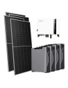 Three-phase photovoltaic kit 10710W 10kW Solis inverter 26.85kWh lithium battery Weco 5k3 XP