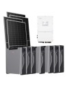 Trifase: vendita all'ingrosso Kit fotovoltaico trifase 30940W inverter 30kW Solis batteria al litio 37.59kWh Weco 5k3 XP