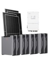 Trifase: vendita all'ingrosso Kit fotovoltaico trifase 51170W inverter 50kW Solis batteria al litio 42.96kWh Weco 5k3 XP