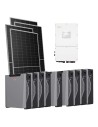 Trifase: vendita all'ingrosso Kit fotovoltaico trifase 51170W inverter 50kW Solis batteria al litio 48.33kWh Weco 5k3 XP