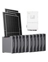 Trifase: vendita all'ingrosso Kit fotovoltaico trifase 51170W inverter 50kW Solis batteria al litio 53.70kWh Weco 5k3 XP