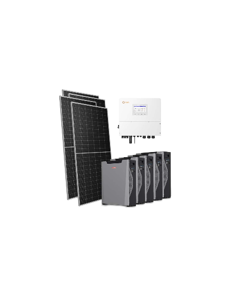 Trifase: vendita all'ingrosso Kit fotovoltaico trifase 15470W inverter 15kW Solis batteria al litio 26.85kWh Weco 5k3 XP