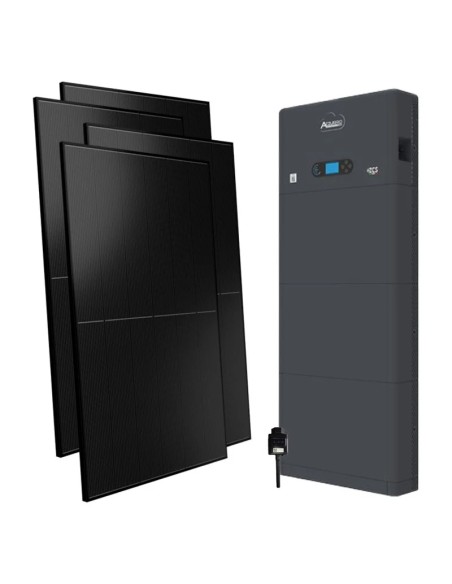 Single-phase photovoltaic kit 6000W 6kW All in one inverter 10.24kWh lithium battery Zucchetti HV ZBT 5K