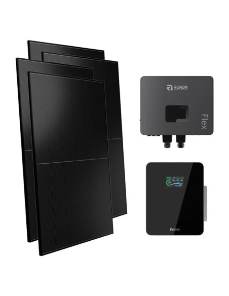 Single-phase photovoltaic kit 6000W IFL06 6kW inverter Xcellent 5.12kWh lithium battery Renon Power