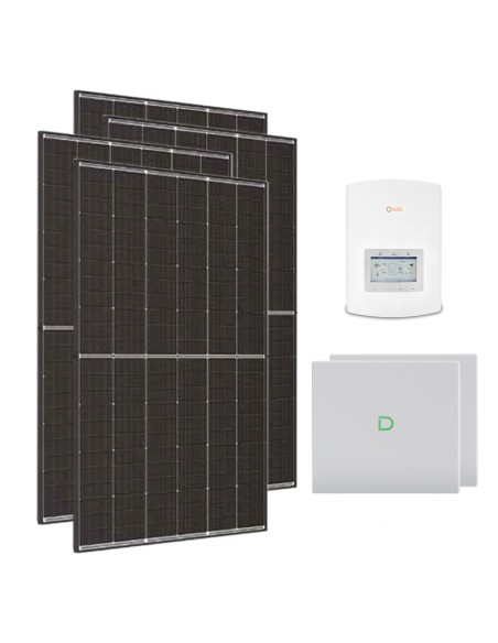 Single-phase photovoltaic kit 6300W 6kW Solis inverter Dyness Powerbox G2 20.48kWh lithium battery
