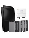 Three-phase photovoltaic kit 15000W 15kW Solis inverter 26.8kWh lithium battery Weco 5k3 XP