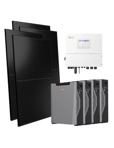 Three-phase photovoltaic kit 20000W 20kW Solis inverter 21.4kWh lithium battery Weco 5k3 XP