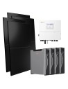 Three-phase photovoltaic kit 20000W 20kW Solis inverter 21.4kWh lithium battery Weco 5k3 XP