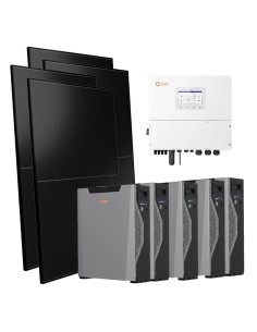 Three-phase photovoltaic kit 20000W 20kW Solis inverter 26.8kWh lithium battery Weco 5k3 XP