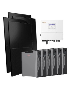 Three-phase photovoltaic kit 20000W 20kW Solis inverter 32.2kWh lithium battery Weco 5k3 XP