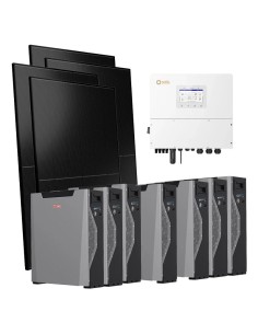 Three-phase photovoltaic kit 20000W 20kW Solis inverter 37.5kWh lithium battery Weco 5k3 XP