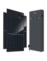 Monofase: vendita all'ingrosso Kit fotovoltaico monofase 4140W inverter 4kW All in one batteria al litio 5.12kWh HV ZBT 5K Zu...