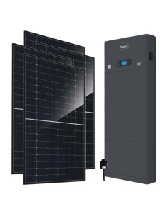 Monofase: vendita all'ingrosso Kit fotovoltaico monofase 4140W inverter 4kW All in one batteria al litio 10.24kWh HV ZBT 5K Z...