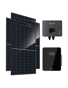 Monofase: vendita all'ingrosso Kit fotovoltaico monofase 6440W inverter 6kW IFL06 batteria al litio 5.12kWh Xcellent Renon Power