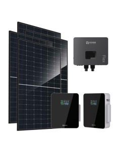 Monofase: vendita all'ingrosso Kit fotovoltaico monofase 6440W inverter 6kW IFL06 batteria al litio 10.24kWh Xcellent Renon P...