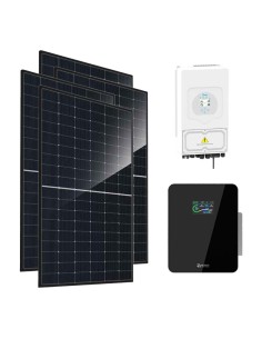 Monofase: vendita all'ingrosso Kit fotovoltaico monofase 6440W inverter 6kW DEYE batteria al litio 5.12kWh Xcellent