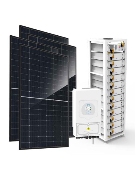 Trifase: vendita all'ingrosso Kit fotovoltaico trifase 30360W inverter 30kW DEYE litio BOS-GM 30.72kWh