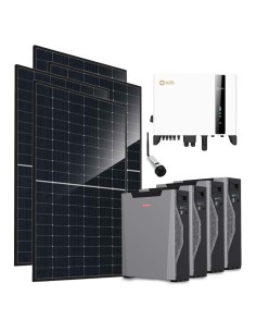 Trifase: vendita all'ingrosso Kit fotovoltaico trifase 10120W inverter 10kW Solis batteria al litio 21.48kWh Weco 5k3 XP