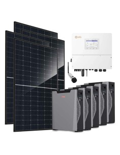 Trifase: vendita all'ingrosso Kit fotovoltaico trifase 20240W inverter 20kW Solis batteria al litio 26.85kWh Weco 5k3 XP