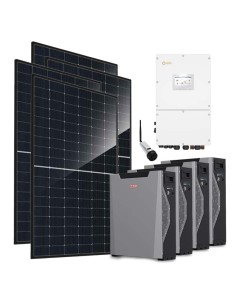 Three-phase photovoltaic kit 30360W 30kW Solis inverter Weco 5k3 XP 21.48kWh lithium battery