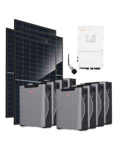 Trifase: vendita all'ingrosso Kit fotovoltaico trifase 50600W inverter 50kW Solis batteria al litio 42.96kWh Weco 5k3 XP