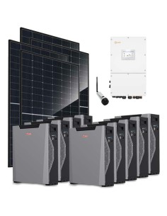 Trifase: vendita all'ingrosso Kit fotovoltaico trifase 50600W inverter 50kW Solis batteria al litio 48.33kWh Weco 5k3 XP
