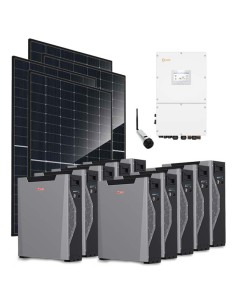 Three-phase photovoltaic kit 50600W 50kW Solis inverter Weco 5k3 XP 53.70kWh lithium battery