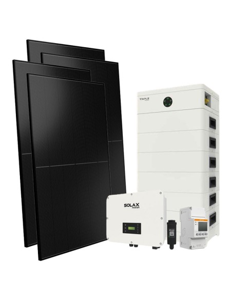 Trifase: vendita all'ingrosso Kit fotovoltaico trifase 20000W inverter 20kW batteria al litio 25.2KWh TP-HS36 Solax Power