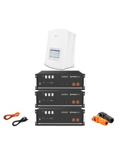 Single-phase storage system 6kW Solis inverter Pylontech US5000 14.4kWh lithium batteries