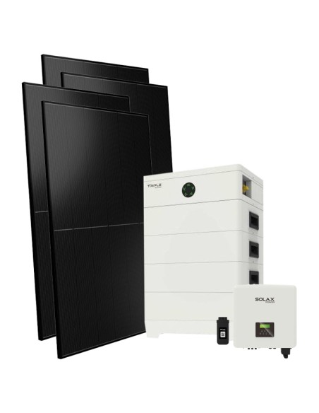 Trifase: vendita all'ingrosso Kit fotovoltaico trifase 10000W inverter 10kW batteria al litio 43.2kWh TP-HS36 Solax Power