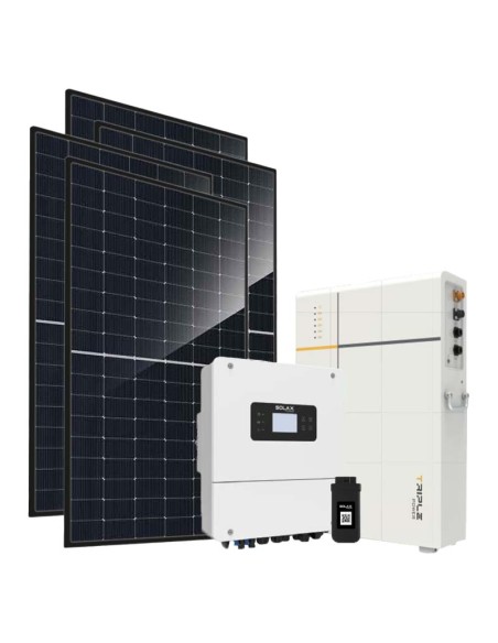 Single phase photovoltaic kit 5520W 5kW LV inverter 5.3kWh lithium battery TP-LD53 Solax Power