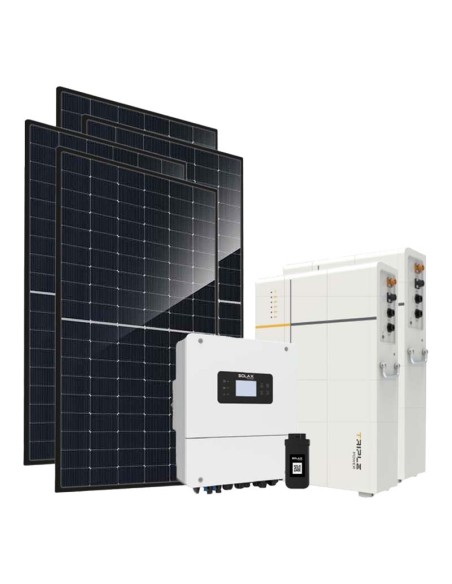 Single phase photovoltaic kit 6440W 6kW LV inverter 10.6kWh lithium battery TP-LD53 Solax Power