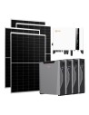 Three-phase photovoltaic kit 10230W 10kW Solis inverter Weco 5k3 XP 21.48kWh lithium battery
