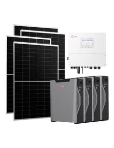 Three-phase photovoltaic kit 15810W 15kW Solis inverter Weco 5k3 XP 21.48kWh lithium battery