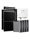 Three-phase photovoltaic kit 15810W 15kW Solis inverter Weco 5k3 XP 21.48kWh lithium battery