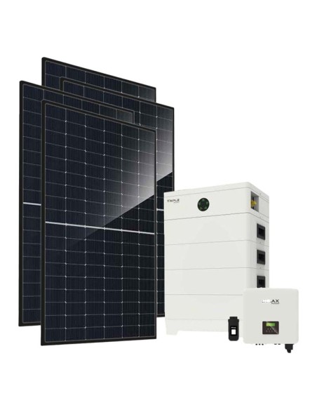 Three phase photovoltaic kit 10120W Solax Power 10kW inverter 36kWh lithium battery TP-HS36