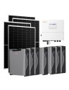 Three-phase photovoltaic kit 20460W 20kW Solis inverter Weco 5k3 XP 37.59kWh lithium battery