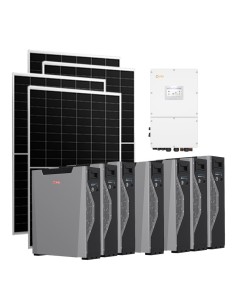 Trifase: vendita all'ingrosso Kit fotovoltaico trifase 30690W inverter 30kW Solis batteria al litio 37.59kWh Weco 5k3 XP