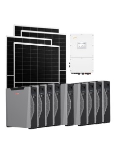 Three-phase photovoltaic kit 50220W 50kW Solis inverter Weco 5k3 XP 48.33kWh lithium battery