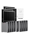 Three-phase photovoltaic kit 50220W 50kW Solis inverter Weco 5k3 XP 48.33kWh lithium battery