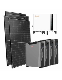 Trifase: vendita all'ingrosso Kit fotovoltaico trifase 8330W inverter 8kW Solis batteria al litio 21.48kWh Weco 5k3 XP