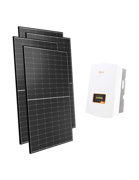 6000W three-phase photovoltaic kit 6kW Solis grid-connected string inverter