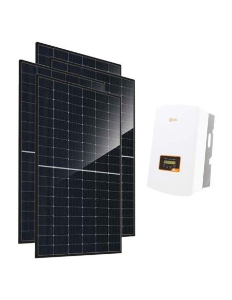 12880W three-phase photovoltaic kit 12kW Solis grid-connected string inverter
