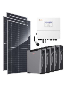 Three-phase photovoltaic kit 20400W 20kW Solis inverter Weco 5k3 XP 26.85kWh lithium battery