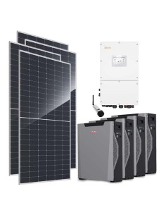 Three-phase photovoltaic kit 30000W 30kW Solis inverter Weco 5k3 XP 21.48kWh lithium battery