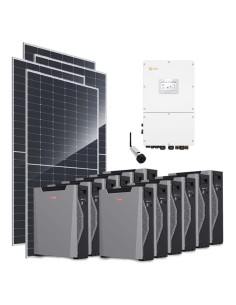 Trifase: vendita all'ingrosso Kit fotovoltaico trifase 50400W inverter 50kW Solis batteria al litio 64.44kWh Weco 5k3 XP