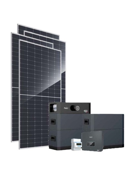 Three-phase photovoltaic kit 20400W 20kW inverter 20.48kWh lithium battery HV SMART 5K Zucchetti