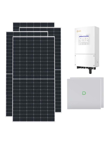 Single-phase photovoltaic kit 8190W 8kW Solis inverter Dyness Powerbox G2 20.48kWh lithium battery