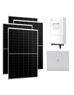 Single-phase photovoltaic kit 8370W 8kW Solis inverter Dyness Powerbox G2 10.24kWh lithium battery
